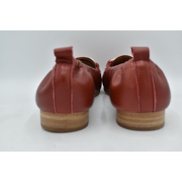 Sofft Womens Size 7 Kadyn Rouge Red Leather Flats Loafers Shoes - Picture 6 of 12